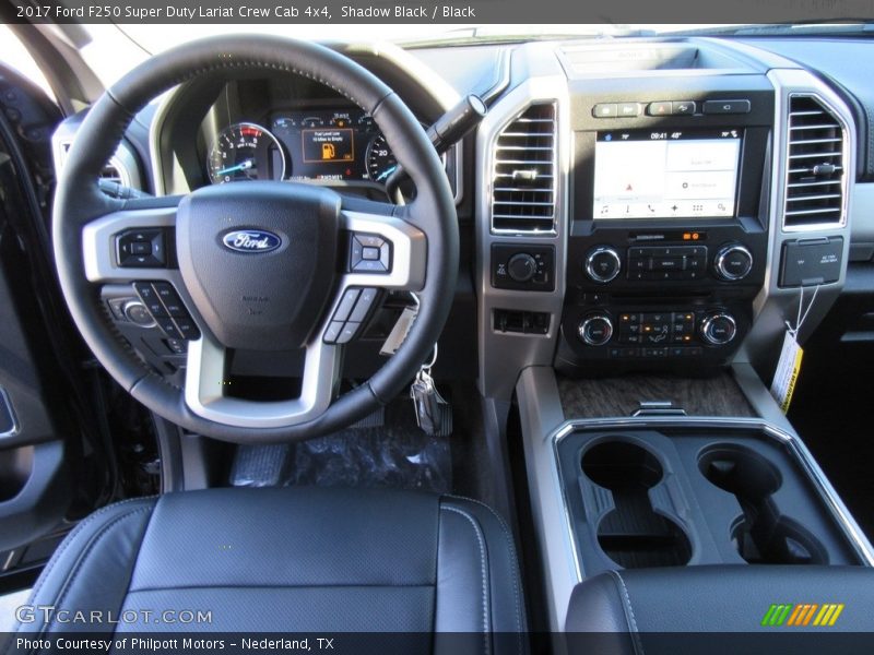 Shadow Black / Black 2017 Ford F250 Super Duty Lariat Crew Cab 4x4