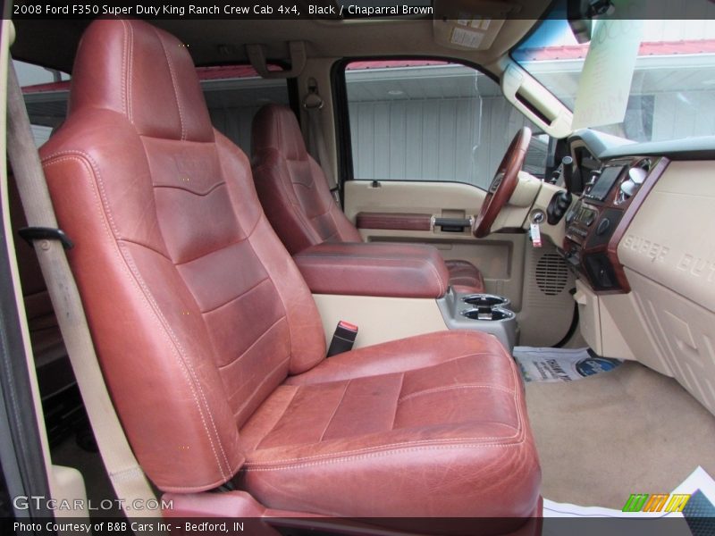 Black / Chaparral Brown 2008 Ford F350 Super Duty King Ranch Crew Cab 4x4