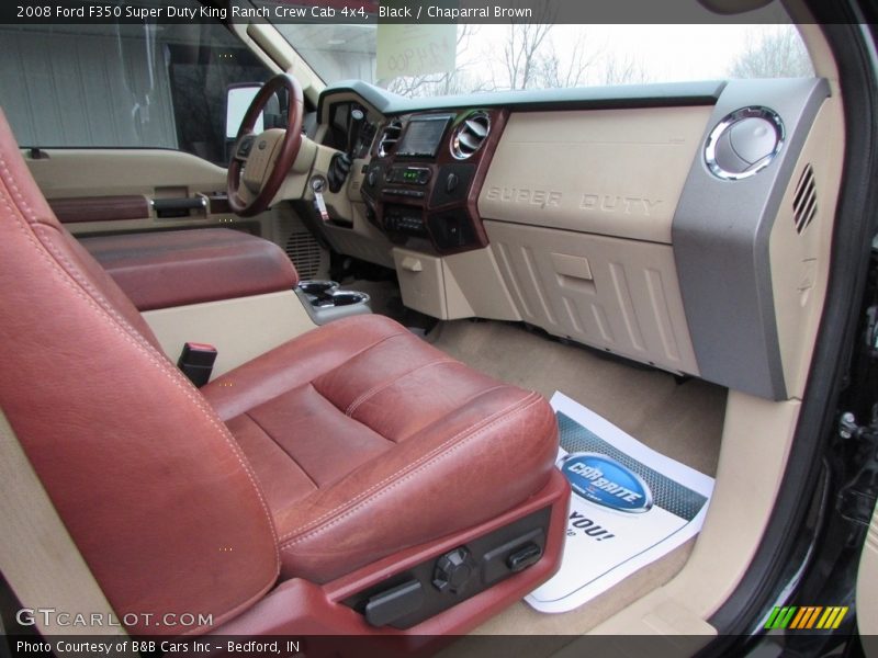 Black / Chaparral Brown 2008 Ford F350 Super Duty King Ranch Crew Cab 4x4