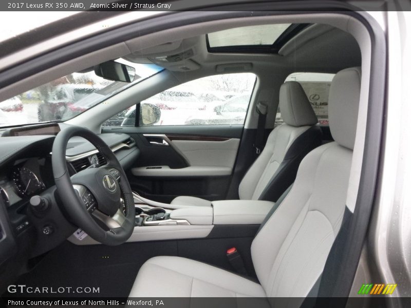 Atomic Silver / Stratus Gray 2017 Lexus RX 350 AWD