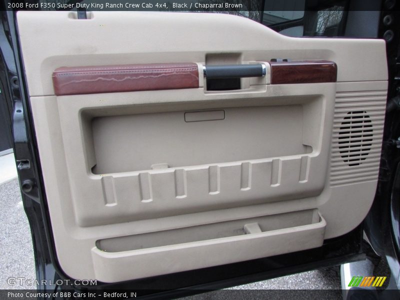 Black / Chaparral Brown 2008 Ford F350 Super Duty King Ranch Crew Cab 4x4