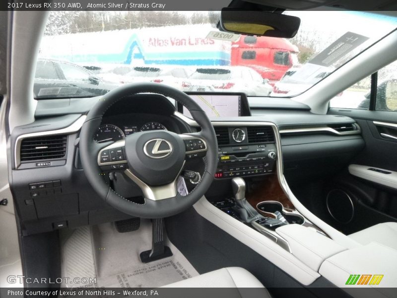 Atomic Silver / Stratus Gray 2017 Lexus RX 350 AWD