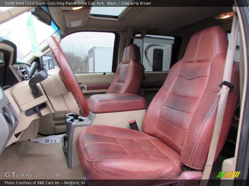 Black / Chaparral Brown 2008 Ford F350 Super Duty King Ranch Crew Cab 4x4