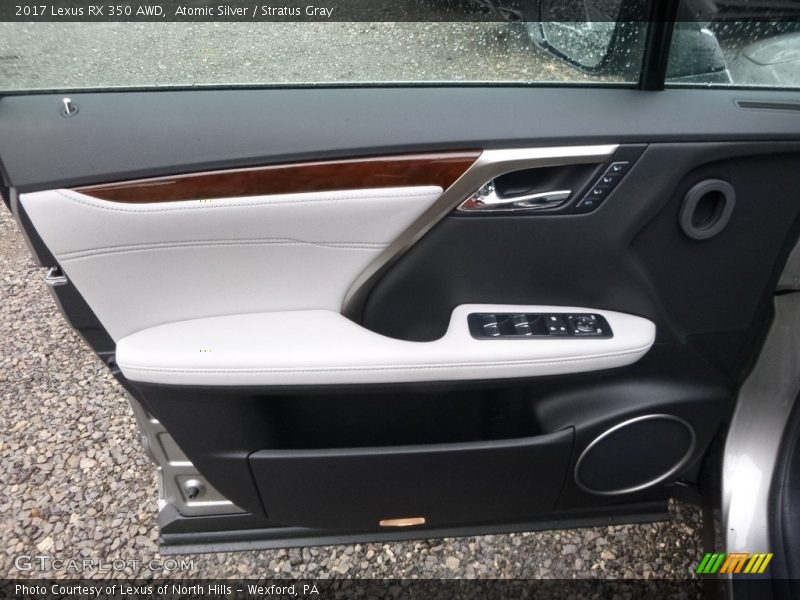 Atomic Silver / Stratus Gray 2017 Lexus RX 350 AWD