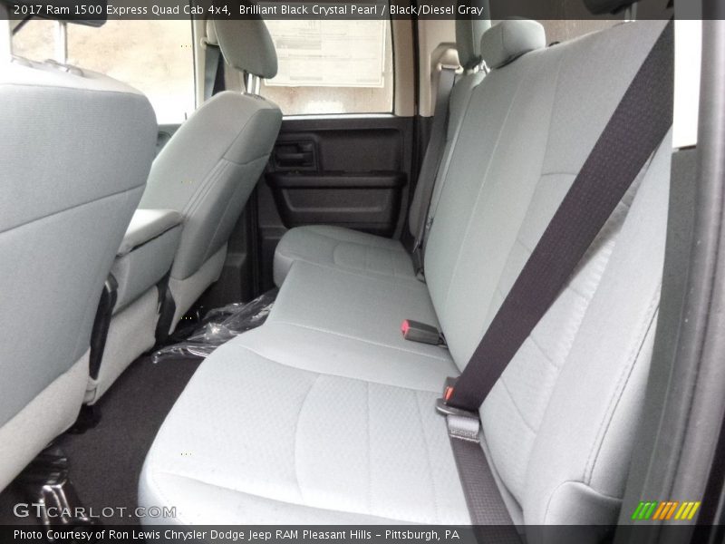 Brilliant Black Crystal Pearl / Black/Diesel Gray 2017 Ram 1500 Express Quad Cab 4x4