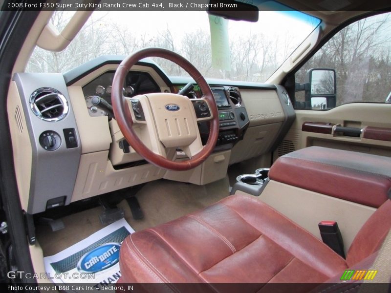 Black / Chaparral Brown 2008 Ford F350 Super Duty King Ranch Crew Cab 4x4