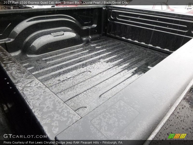 Brilliant Black Crystal Pearl / Black/Diesel Gray 2017 Ram 1500 Express Quad Cab 4x4