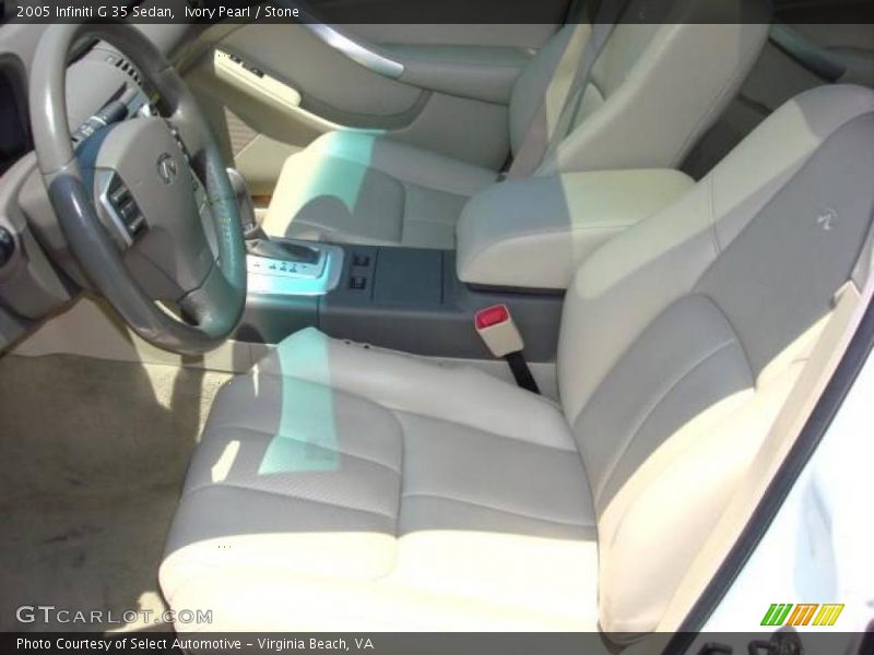 Ivory Pearl / Stone 2005 Infiniti G 35 Sedan