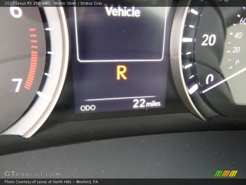 Atomic Silver / Stratus Gray 2017 Lexus RX 350 AWD