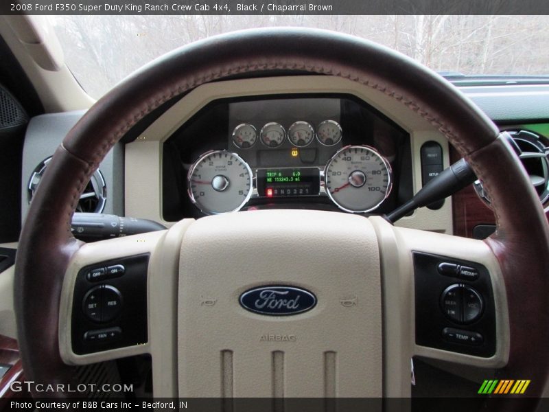 Black / Chaparral Brown 2008 Ford F350 Super Duty King Ranch Crew Cab 4x4