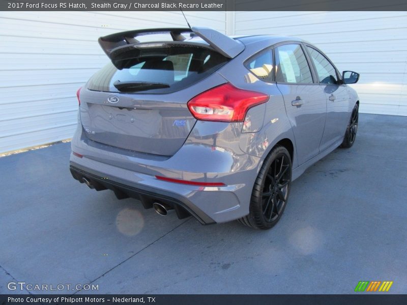 Stealth Gray / Charcoal Black Recaro Leather 2017 Ford Focus RS Hatch