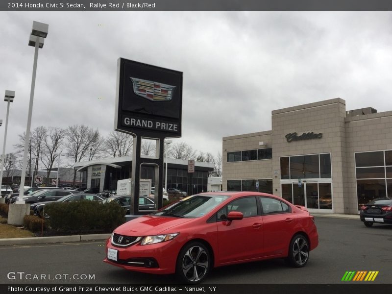 Rallye Red / Black/Red 2014 Honda Civic Si Sedan
