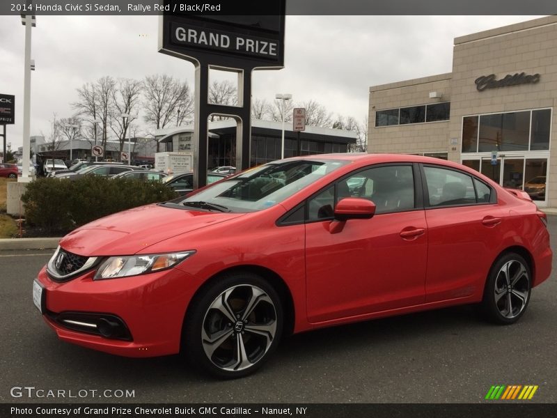 Rallye Red / Black/Red 2014 Honda Civic Si Sedan