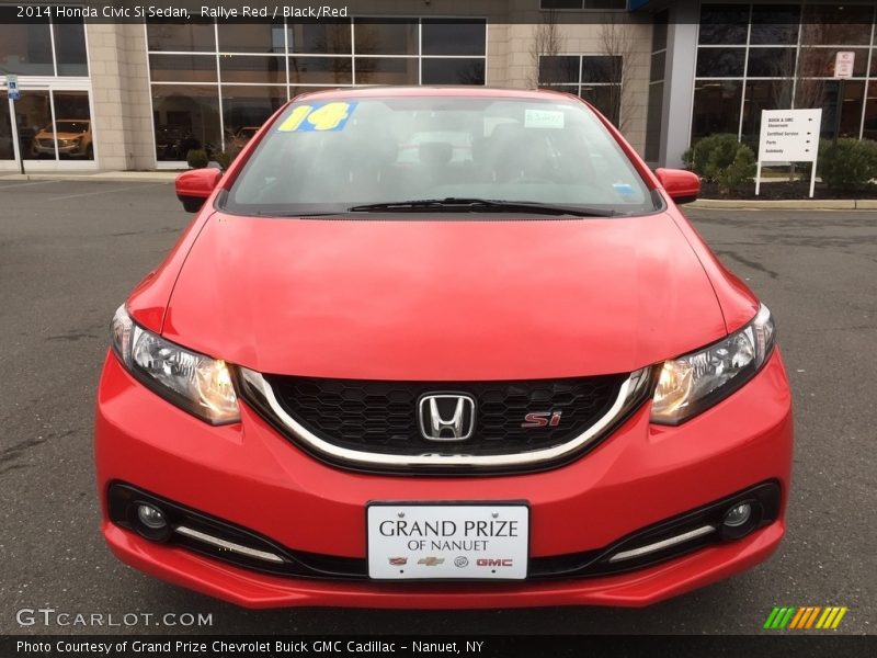 Rallye Red / Black/Red 2014 Honda Civic Si Sedan