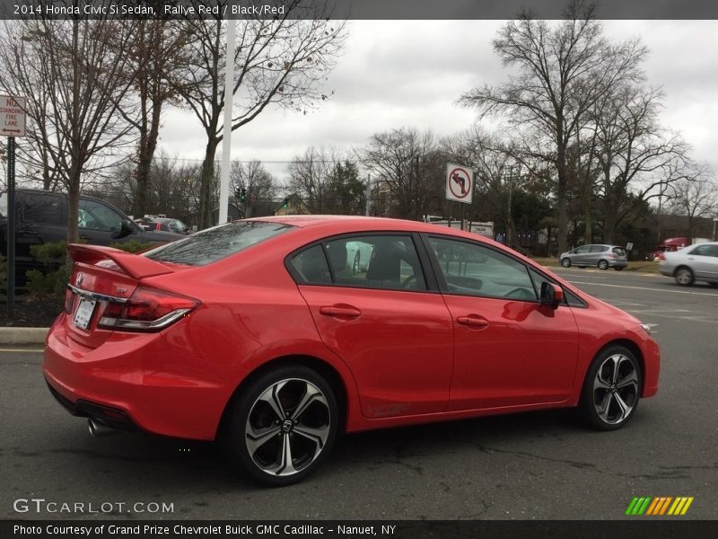 Rallye Red / Black/Red 2014 Honda Civic Si Sedan