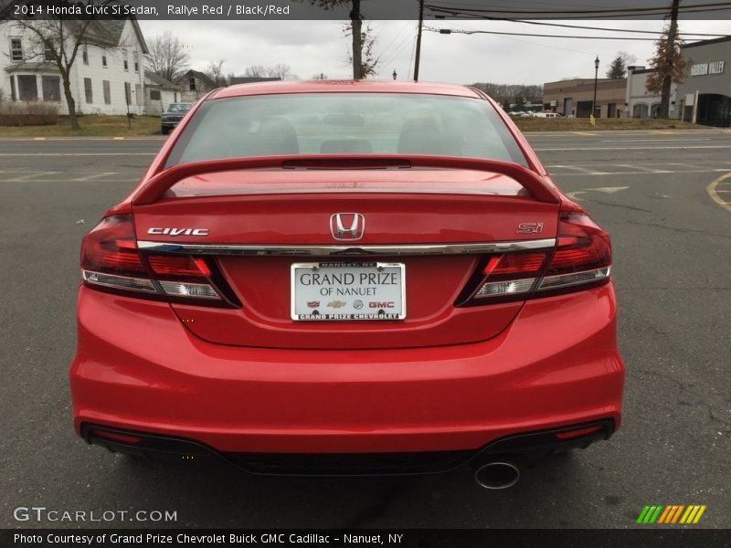 Rallye Red / Black/Red 2014 Honda Civic Si Sedan
