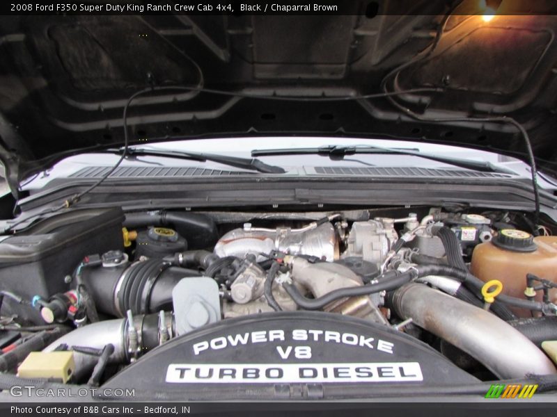 Black / Chaparral Brown 2008 Ford F350 Super Duty King Ranch Crew Cab 4x4