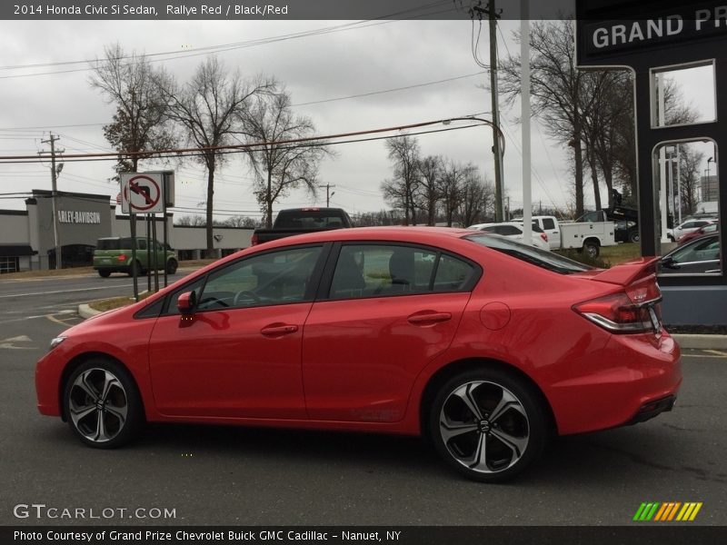 Rallye Red / Black/Red 2014 Honda Civic Si Sedan