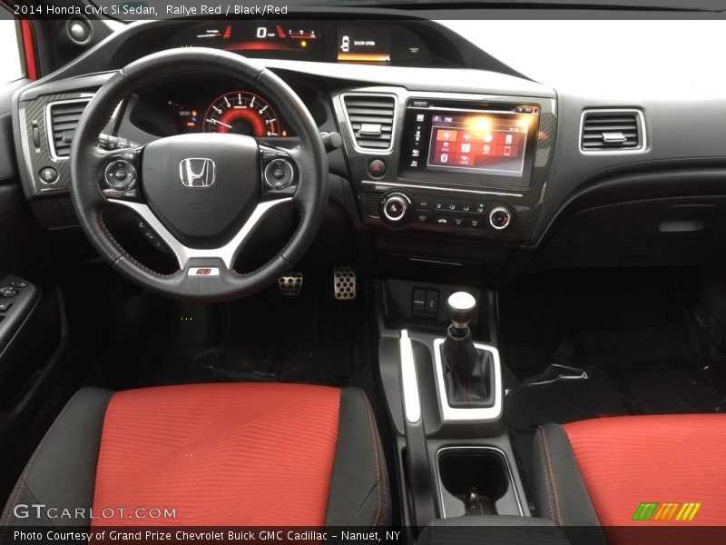 Rallye Red / Black/Red 2014 Honda Civic Si Sedan