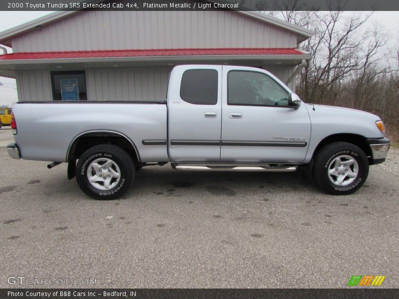 Platinum Metallic / Light Charcoal 2000 Toyota Tundra SR5 Extended Cab 4x4
