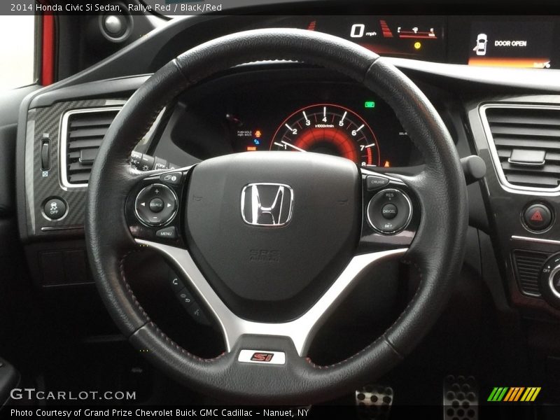 Rallye Red / Black/Red 2014 Honda Civic Si Sedan
