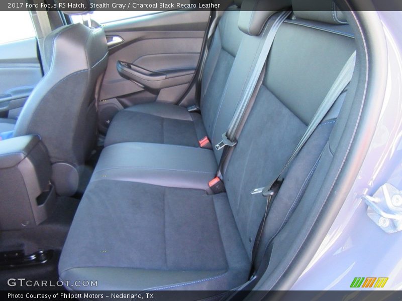 Rear Seat of 2017 Focus RS Hatch