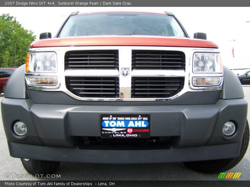 Sunburst Orange Pearl / Dark Slate Gray 2007 Dodge Nitro SXT 4x4