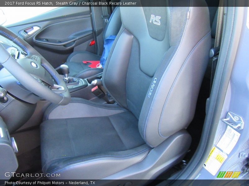 Front Seat of 2017 Focus RS Hatch