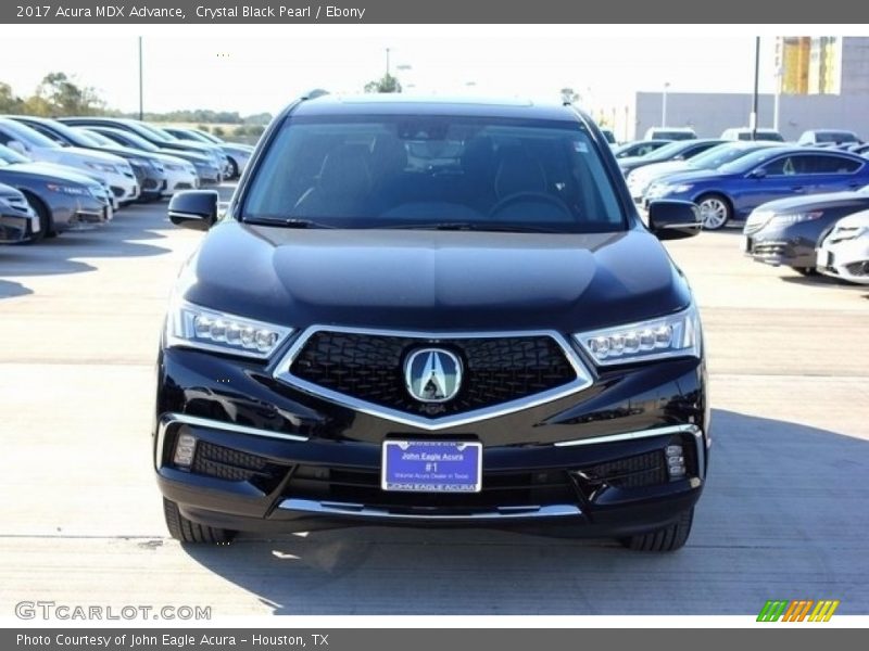 Crystal Black Pearl / Ebony 2017 Acura MDX Advance