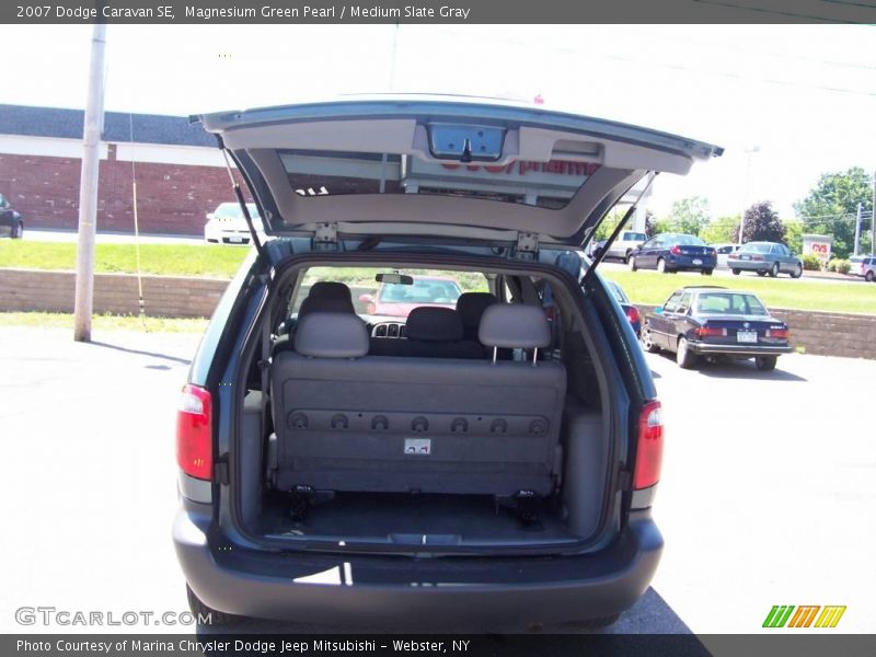 Magnesium Green Pearl / Medium Slate Gray 2007 Dodge Caravan SE
