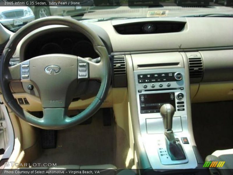 Ivory Pearl / Stone 2005 Infiniti G 35 Sedan