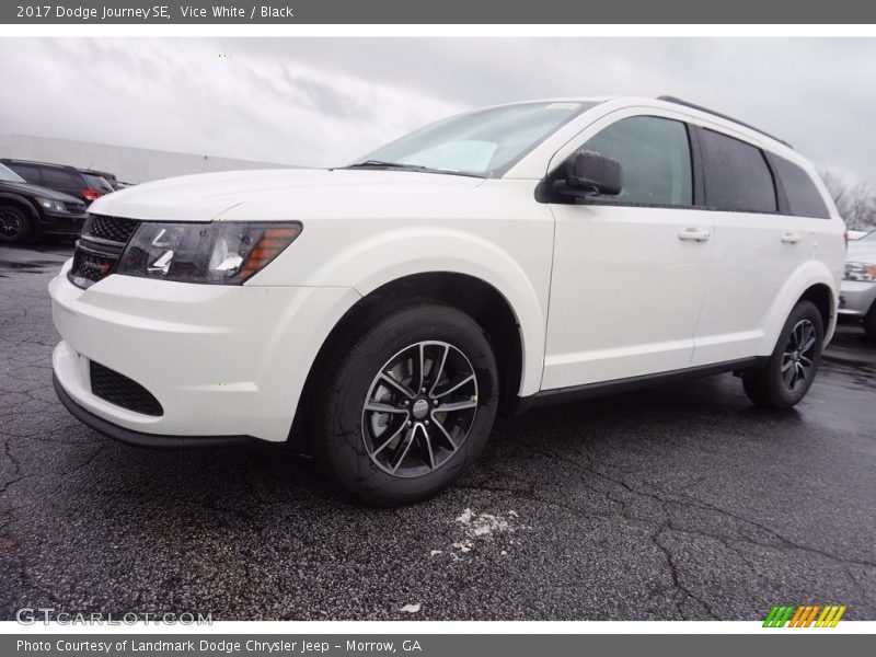 Vice White / Black 2017 Dodge Journey SE