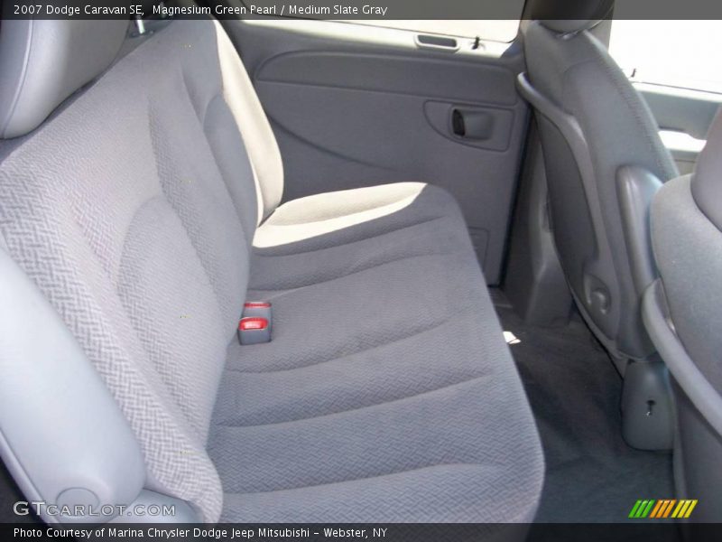 Magnesium Green Pearl / Medium Slate Gray 2007 Dodge Caravan SE