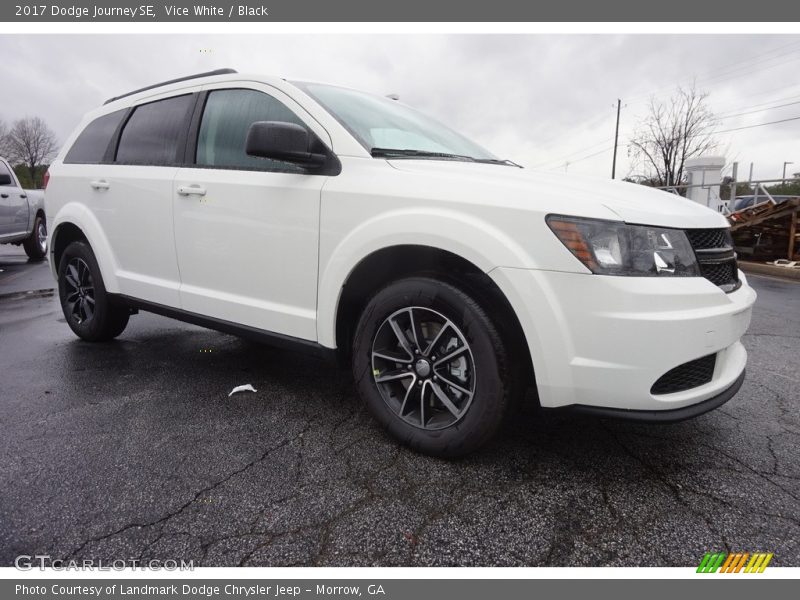 Vice White / Black 2017 Dodge Journey SE