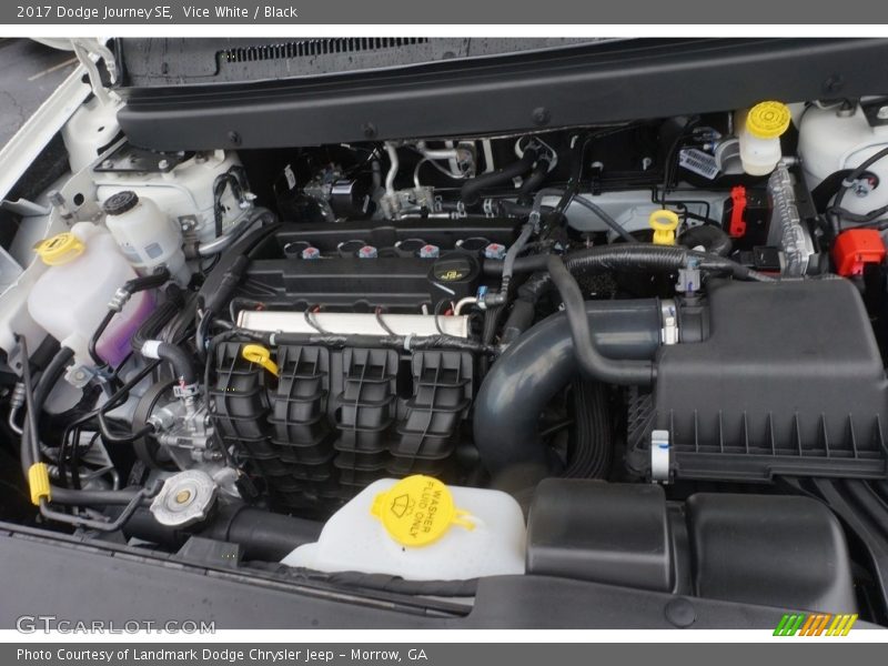 Vice White / Black 2017 Dodge Journey SE