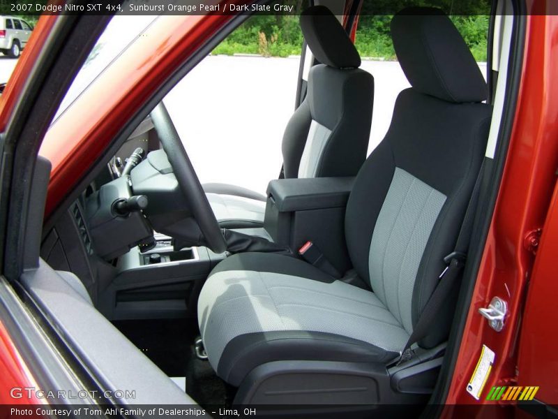 Sunburst Orange Pearl / Dark Slate Gray 2007 Dodge Nitro SXT 4x4