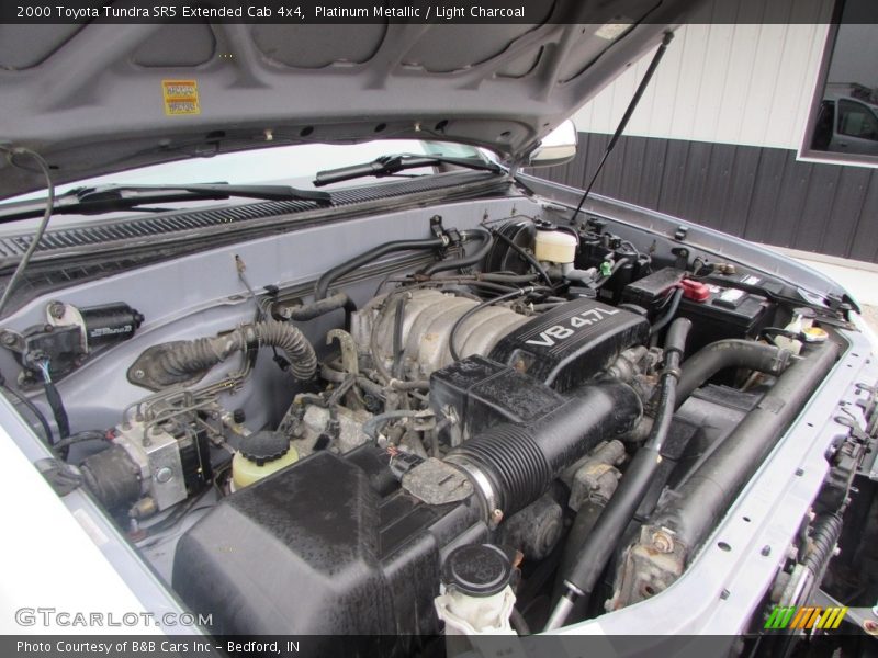 Platinum Metallic / Light Charcoal 2000 Toyota Tundra SR5 Extended Cab 4x4