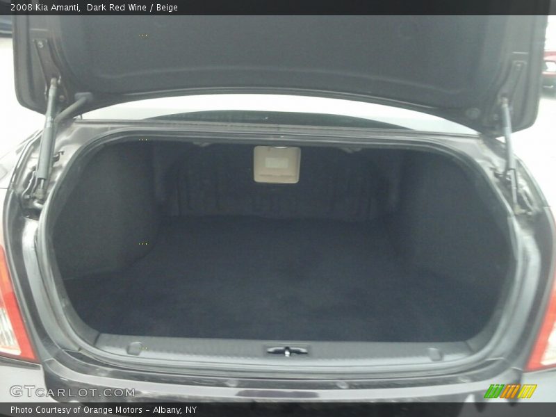 Dark Red Wine / Beige 2008 Kia Amanti