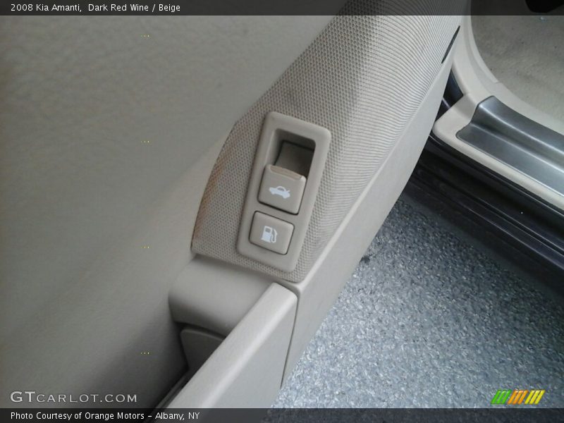 Dark Red Wine / Beige 2008 Kia Amanti