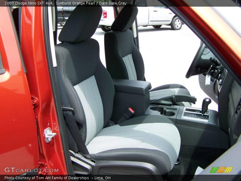 Sunburst Orange Pearl / Dark Slate Gray 2007 Dodge Nitro SXT 4x4