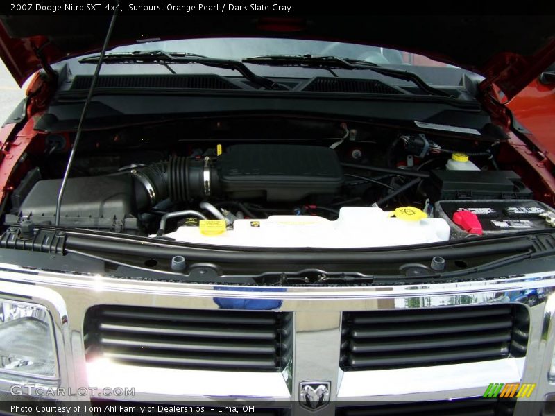 Sunburst Orange Pearl / Dark Slate Gray 2007 Dodge Nitro SXT 4x4