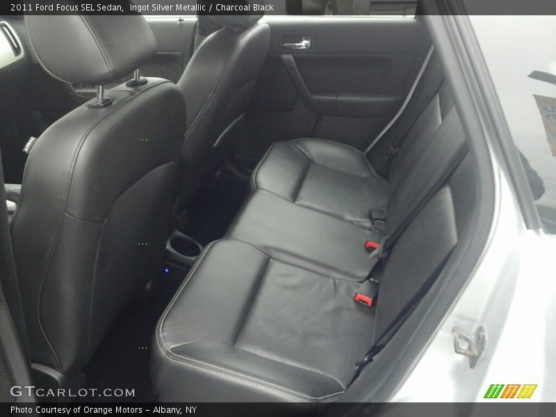 Ingot Silver Metallic / Charcoal Black 2011 Ford Focus SEL Sedan