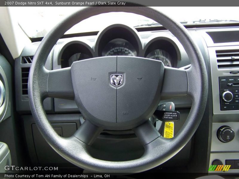 Sunburst Orange Pearl / Dark Slate Gray 2007 Dodge Nitro SXT 4x4