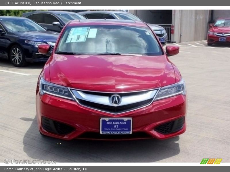 San Marino Red / Parchment 2017 Acura ILX