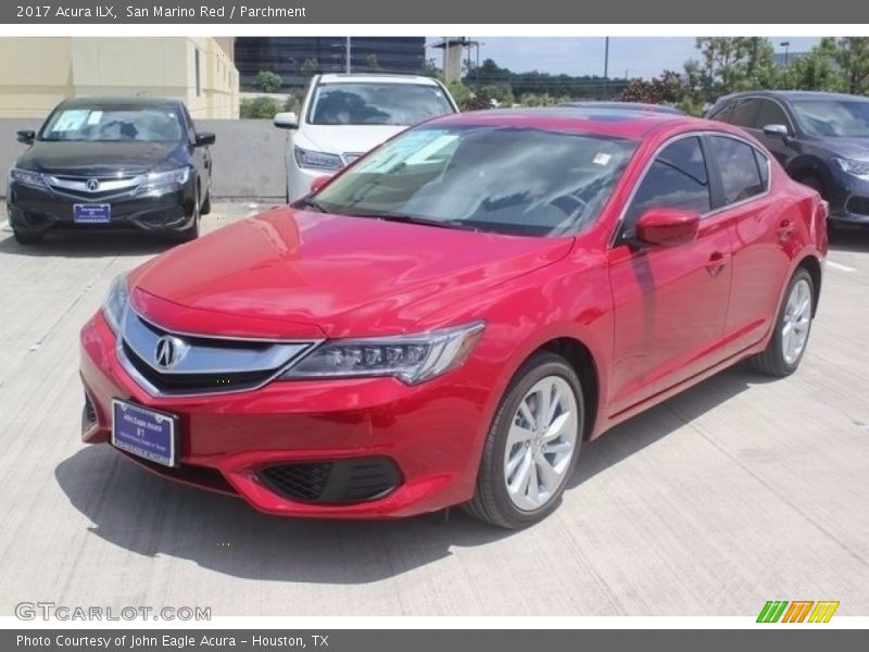 San Marino Red / Parchment 2017 Acura ILX