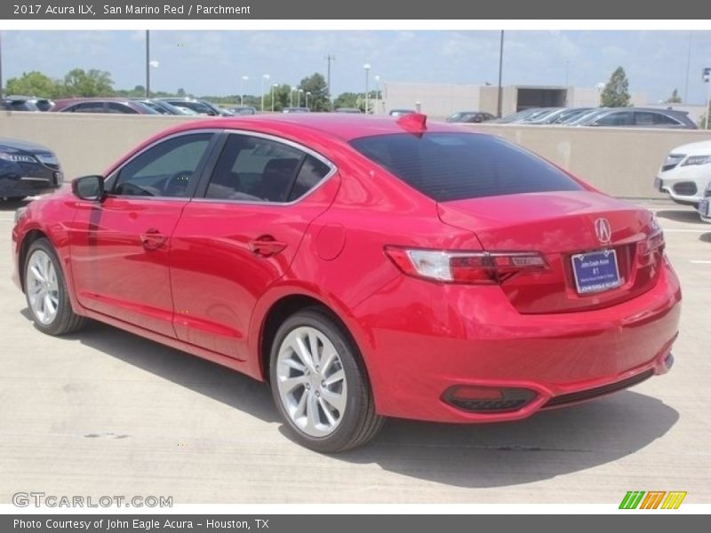 San Marino Red / Parchment 2017 Acura ILX