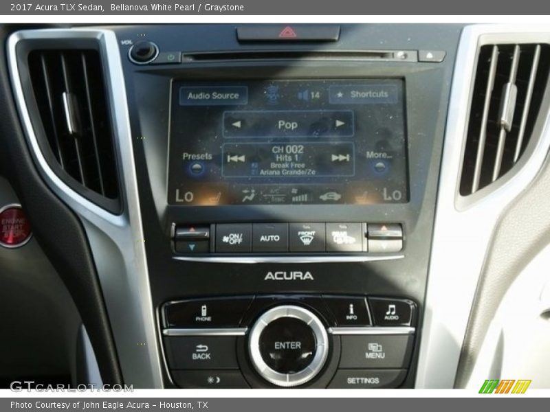 Bellanova White Pearl / Graystone 2017 Acura TLX Sedan