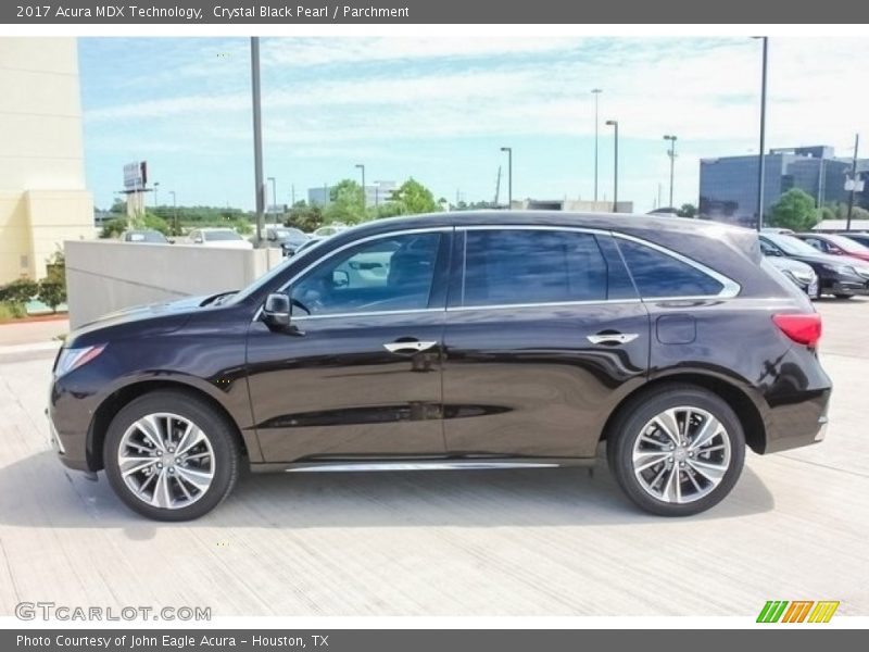Crystal Black Pearl / Parchment 2017 Acura MDX Technology