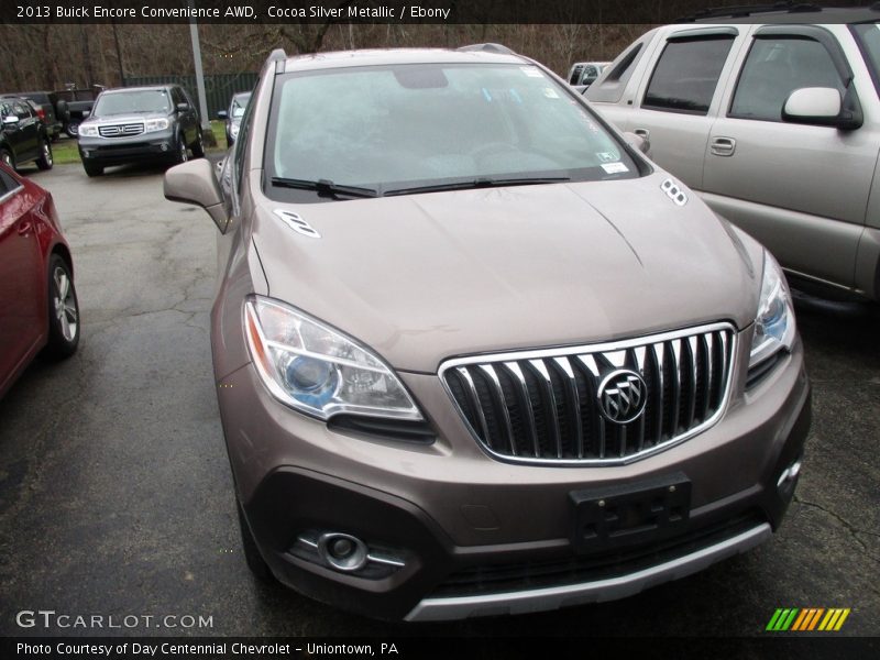 Cocoa Silver Metallic / Ebony 2013 Buick Encore Convenience AWD