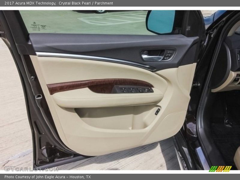 Crystal Black Pearl / Parchment 2017 Acura MDX Technology